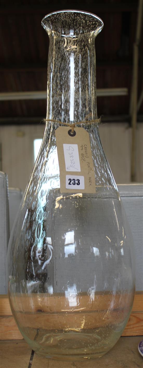 Large Murano teardrop vase